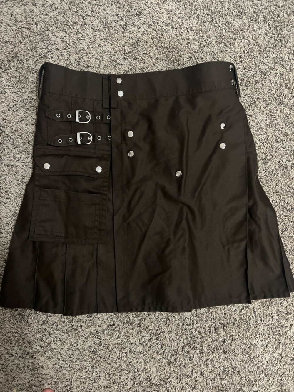 Modern Kilts Brown Utility Kilt Skirt Size 40 Punk Goth Cargo Cosplay Plus Size - Picture 3 of 8